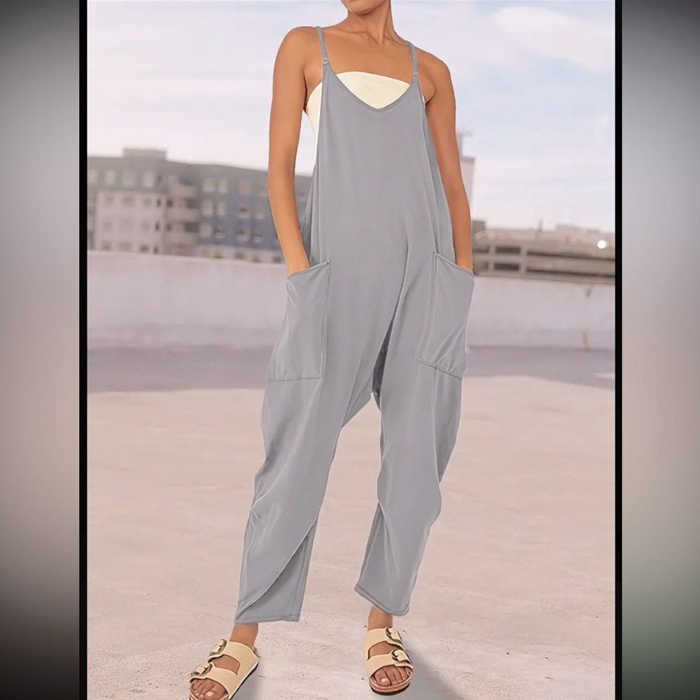 Gray Women's Jumpsuit